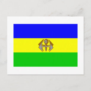 KwaNdebele-Flagge Postkarte