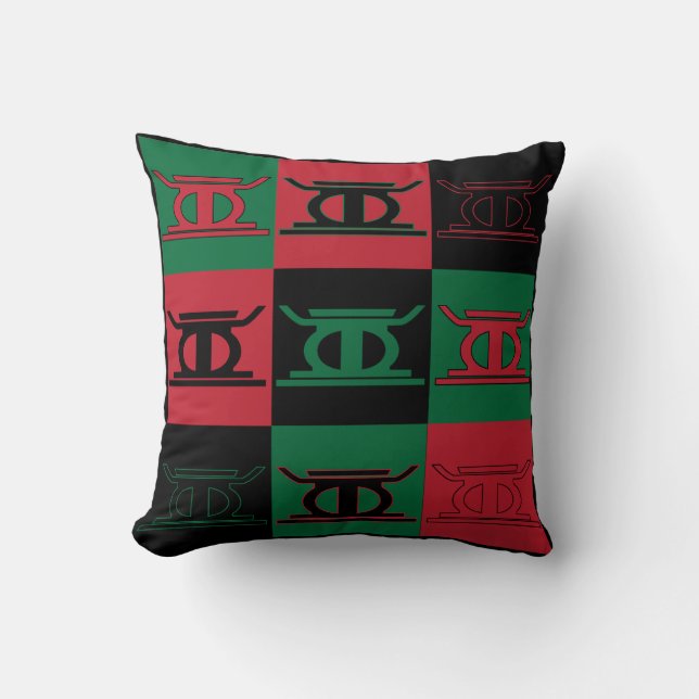 Kwanza-Kissen - Tag 2 Kujichagulia (Selbstbestimmu Kissen (Vorderseite)