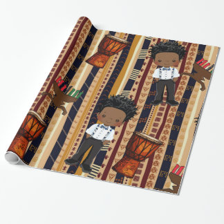 Kwanza Wrapping Paper Geschenkpapier
