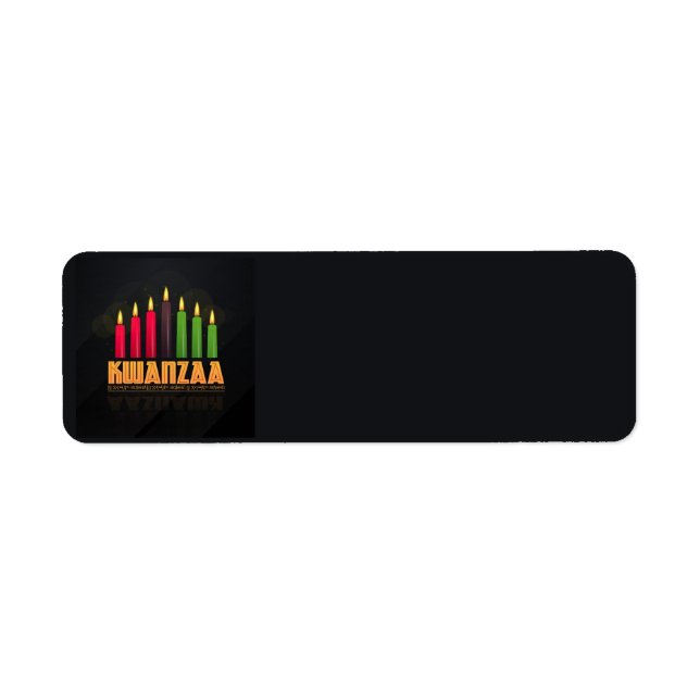 Kwanzaa Address Labels (Vorne)