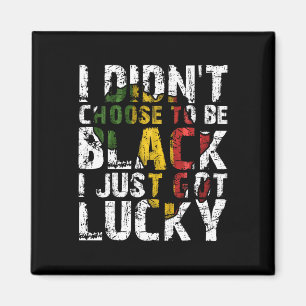 Kwanzaa African American Black History Monte Black Magnet