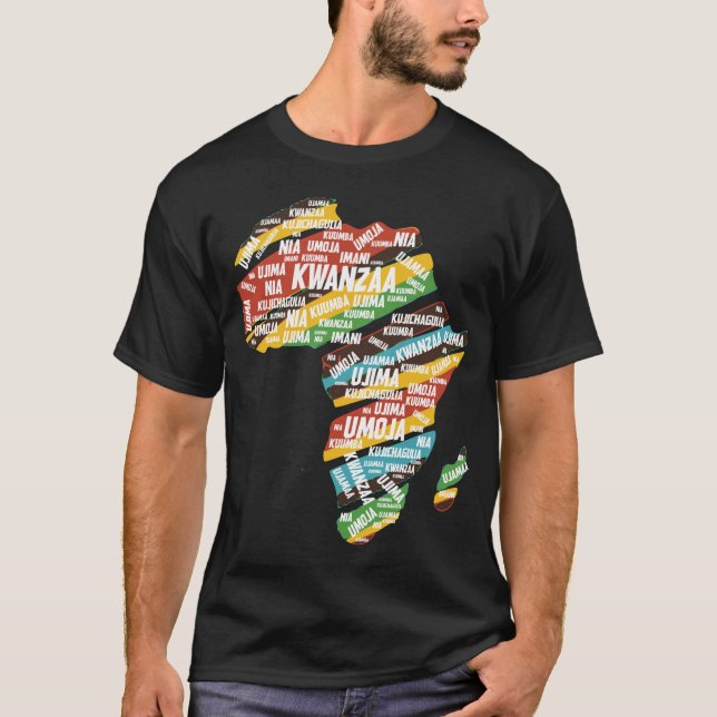 Kwanzaa African American Holiday ADOS Gift T-Shirt (Vorderseite)