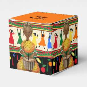 Kwanzaa African American Holiday Favor Box Geschenkschachtel