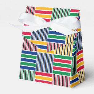 Kwanzaa African Geometric Print (6) Geschenkschachtel