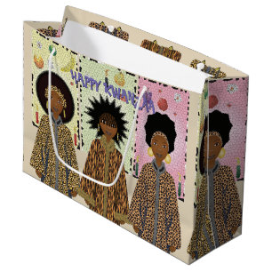 Kwanzaa Afroamerikanischer Chor Große Geschenktüte