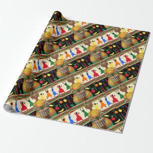 Kwanzaa American Holiday Geschenkpapier