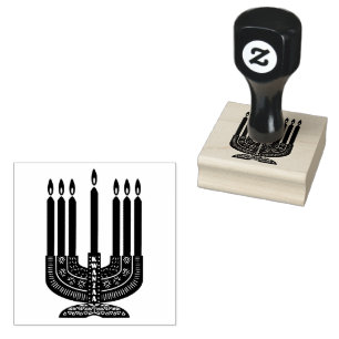 Kwanzaa Candles   Symbole für Kwanzaa Gummistempel