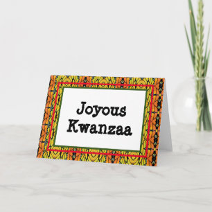 Kwanzaa Card - Joyous #10 Feiertagskarte