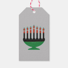 Kwanzaa Colors Kinara Geschenkanhänger