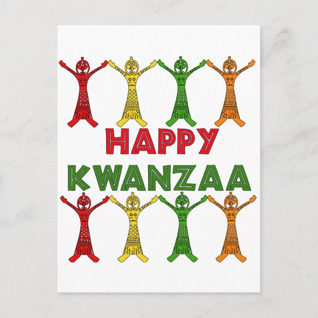 Kwanzaa Dancers Postkarte (Vorderseite)