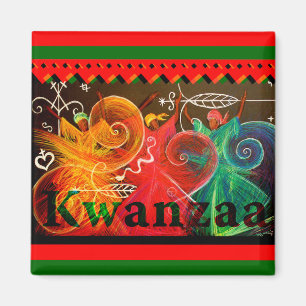 Kwanzaa - Entwürfe Magnet