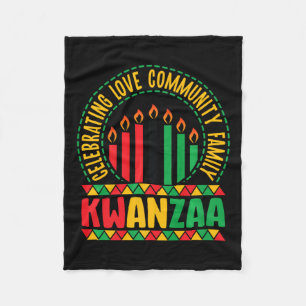 Kwanzaa - Feiern der Liebe Community & amp; Famili Fleecedecke