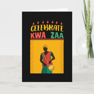 Kwanzaa feiern karte