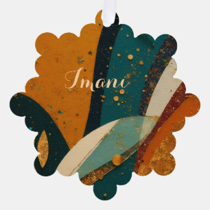 Kwanzaa-Feiertags-Eleganz  Ornament Karte