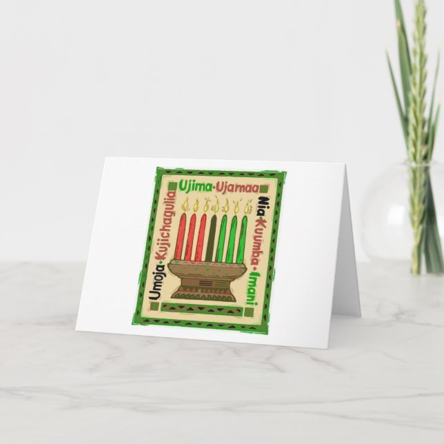 Kwanzaa Feiertagskarte (Vorderseite)
