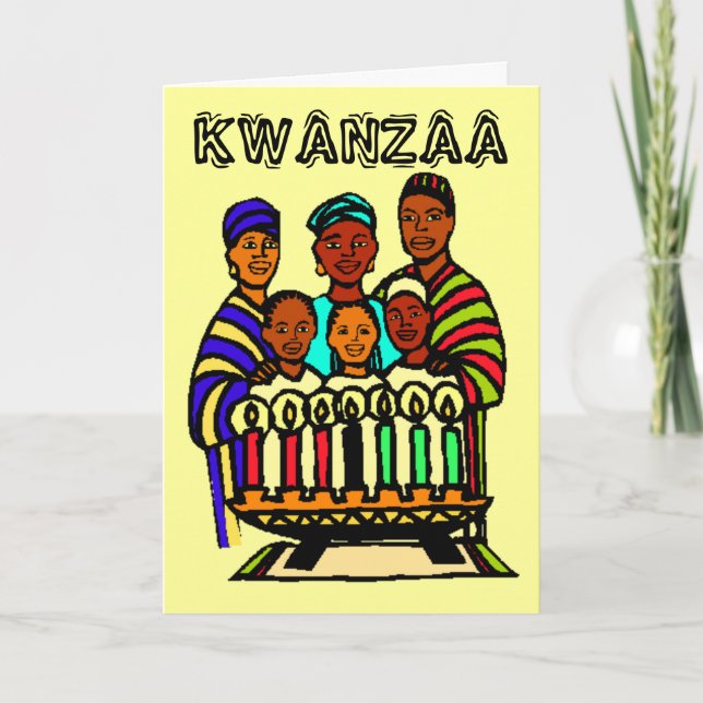 Kwanzaa Feiertagskarte (Vorderseite)