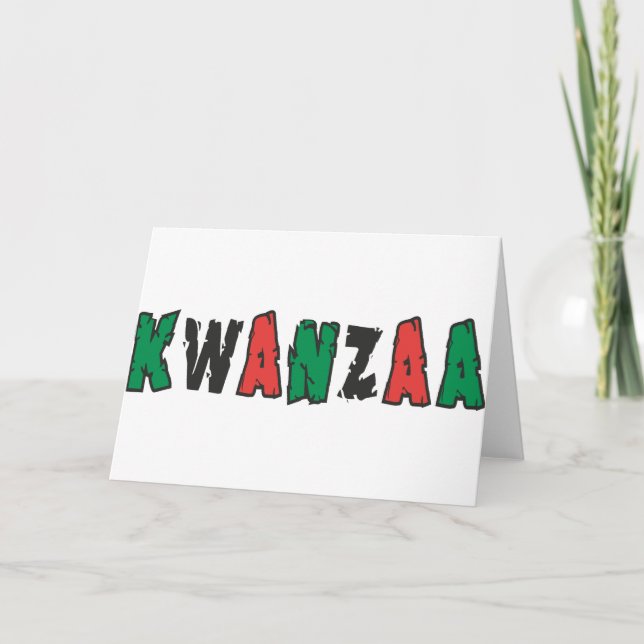 Kwanzaa Feiertagskarte (Vorderseite)