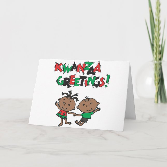 Kwanzaa Feiertagskarte (Vorderseite)