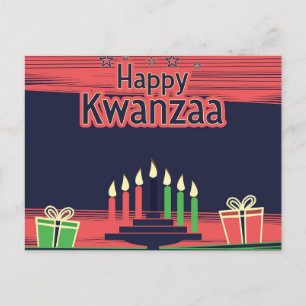 Kwanzaa Feiertagspostkarte