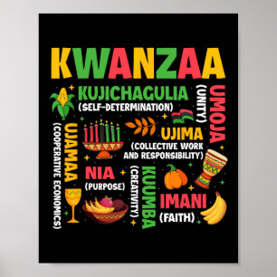 Kwanzaa - Festival des amerikanischen Kulturerbes Poster