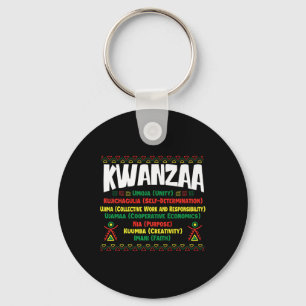 Kwanzaa - Festival des amerikanischen Kulturerbes Schlüsselanhänger