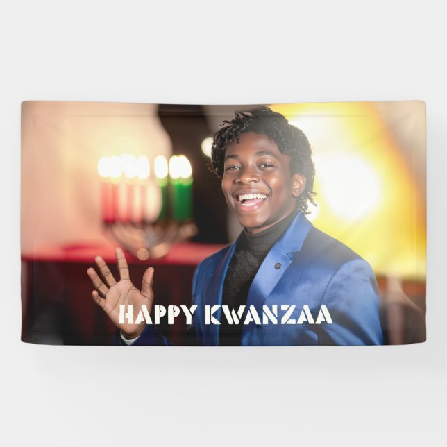 KWANZAA - FROHES KWANZAA - BANNER (Horizontal)