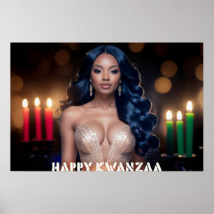KWANZAA - FROHES KWANZAA POSTER