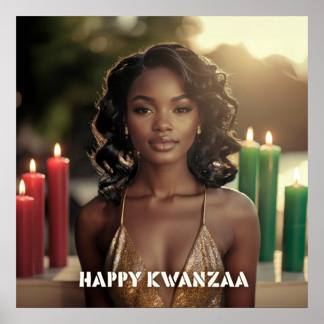 KWANZAA - FROHES KWANZAA -  POSTER (Vorne)