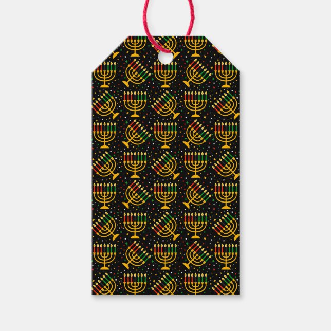 Kwanzaa-Geschenk-Tags Geschenkanhänger (Vorderseite)
