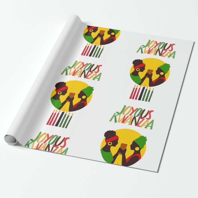 Kwanzaa Geschenkpapier (Ungerollt)