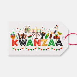 Kwanzaa Gift Tags Geschenkanhänger