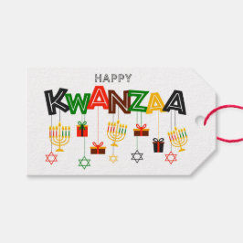 Kwanzaa Gift Tags Geschenkanhänger