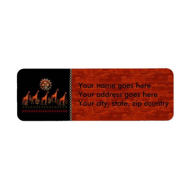 Kwanzaa Giraffes (Vorne)