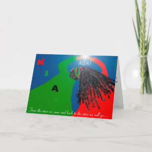 KWANZAA GREETING CARD FEIERTAGSKARTE