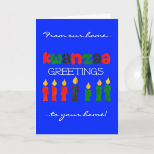 Kwanzaa Greetings Card Feiertagskarte