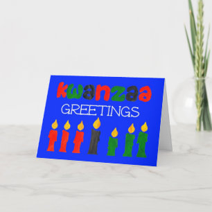 Kwanzaa Greetings Card Feiertagskarte