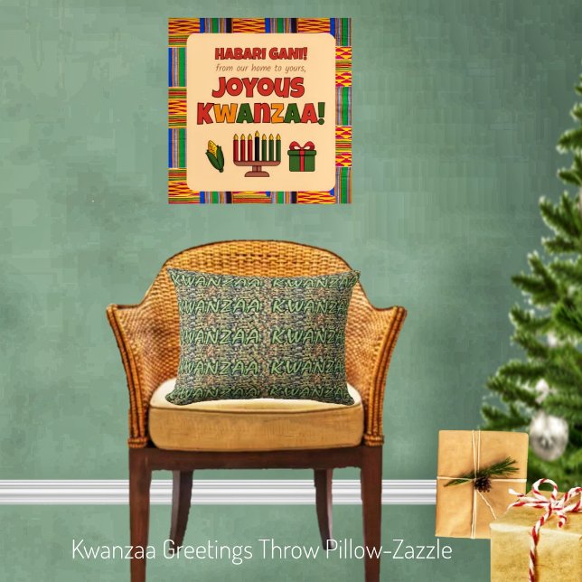 Kwanzaa Greetings Kissen (Von Creator hochgeladen)