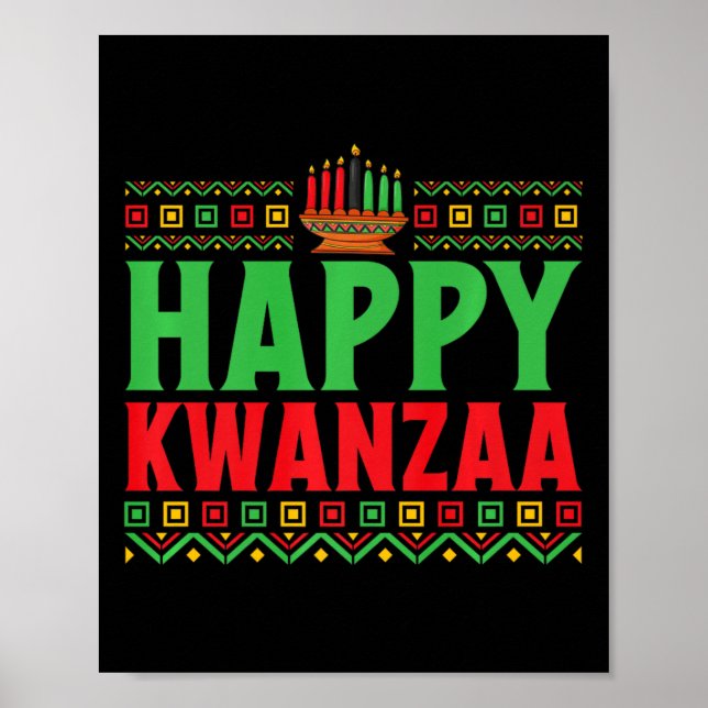 Kwanzaa - Happy Kwanzaa Poster (Vorne)