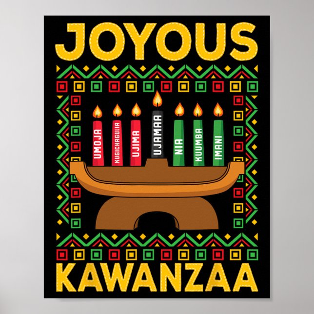 Kwanzaa - Joyous Kwanzaa Poster (Vorne)