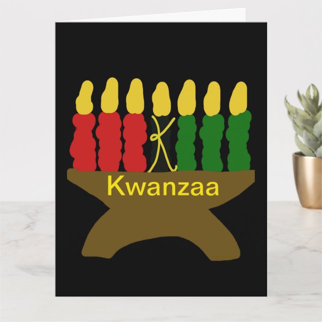 Kwanzaa Kinara Karte