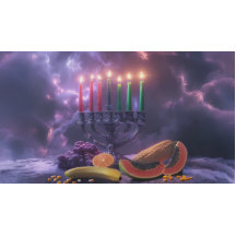 KWANZAA - KINARA - MISHUMAA SABA -