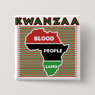 Kwanzaa-Knopf Button