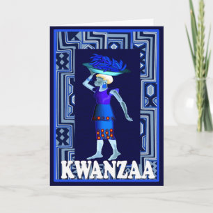Kwanzaa, Köpfe sind der beste Transport! Feiertagskarte