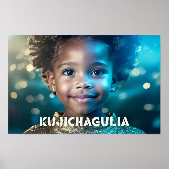 KWANZAA - KUJICHAGULIA -  POSTER (Vorne)