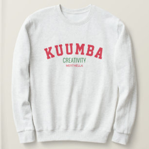 Kwanzaa KUUMBA Kreativität Personalisiert Sweatshirt