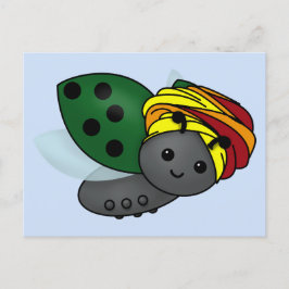 Kwanzaa Ladybug Postcard Postkarte