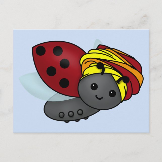 Kwanzaa Ladybug Postkarte (Vorderseite)