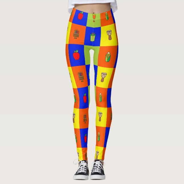 Kwanzaa Leggings (Vorderseite)