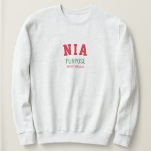 Kwanzaa NIA Personalisiert Sweatshirt