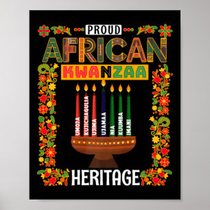 Kwanzaa Outfit Idea für Frauen & Amp; Neuheit Kwan Poster